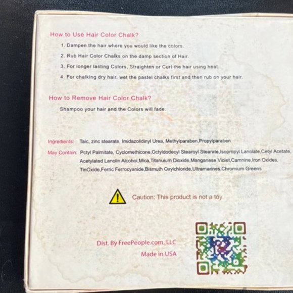 Free People Hair Chalk - 24 Colors! New. Temp Color Your Hair! Made in USA. - Picture 11 of 13